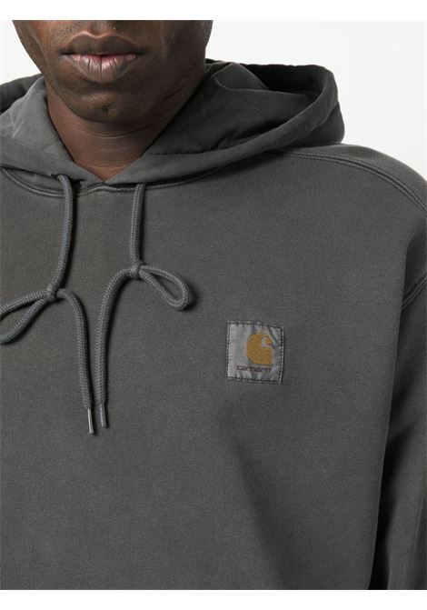 felpa nelson hooded uomo nera CARHARTT WIP | I02996389.GD